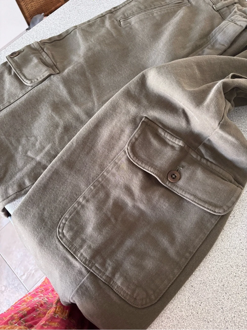 Wilfred Free Olive Cargo Tapered Utility Pants Size 10 Minimalist - Picture 12 of 12